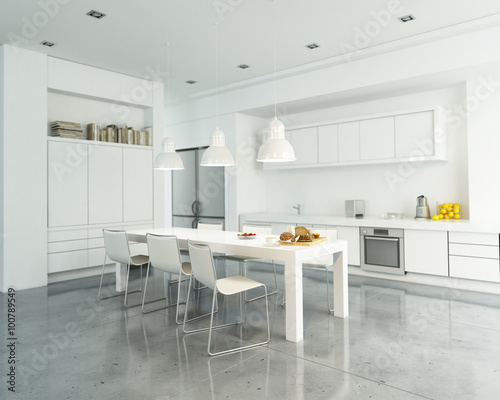 White kitchen