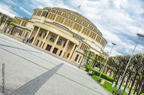 sports hall of the century in Wroclaw, Poland