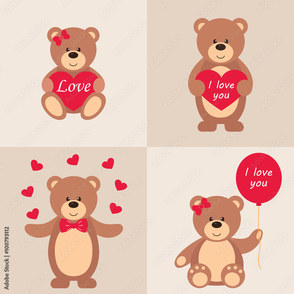 romantic teddy set romantic teddy set