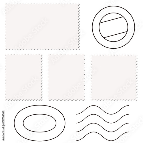 stamps and post marks