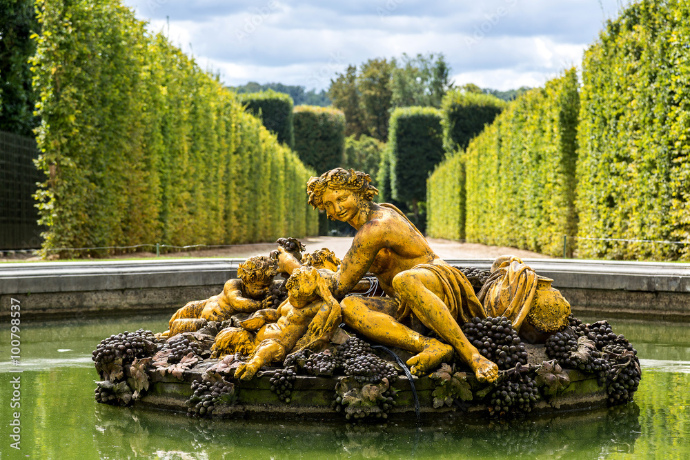 Obraz premium Fountain in the gardens of the Versailles Palace