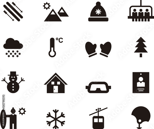 SKI icons
