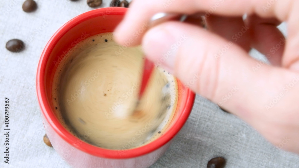 Cup of hot espresso Cup of hot espresso