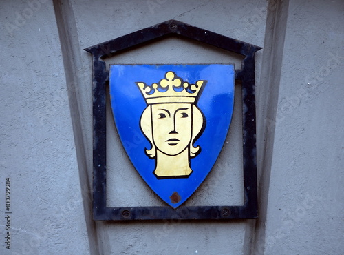 Photography The coat of arms of Stockholm, Sweden
