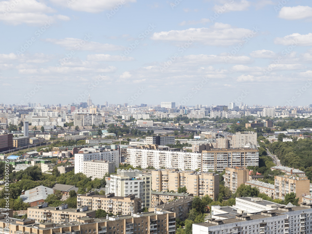 Moscow Sokolniki district landscape