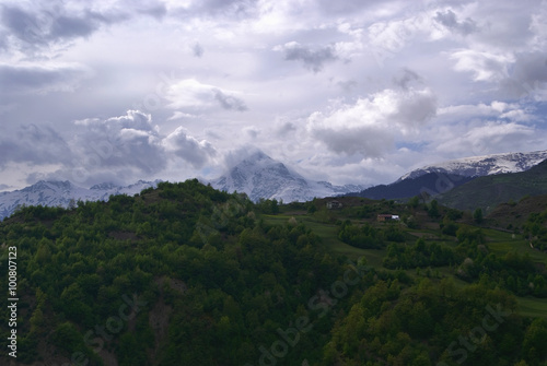 Georgia mountains in summer time