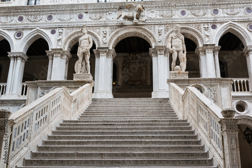 The Giants    Staircase of the Doge   s Palace in Venice  Italy