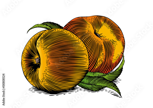 Two peaches