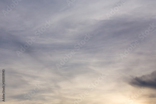 cloud on colorful dramatic sky background