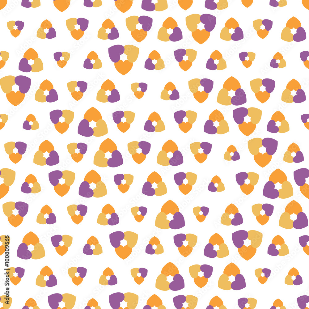 Seamless pattern with shapes in different sizes Seamless pattern with shapes in different sizes