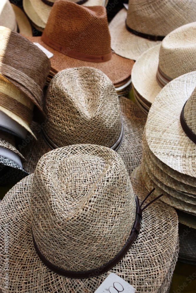Straw hats for sale