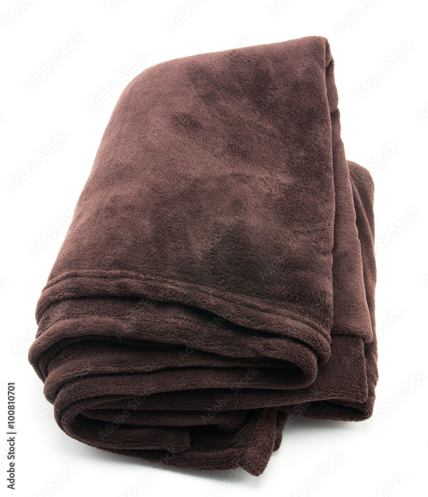 Soft banket on white background Soft banket on white background