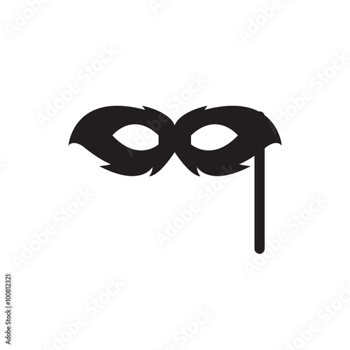 festive masks silhouette