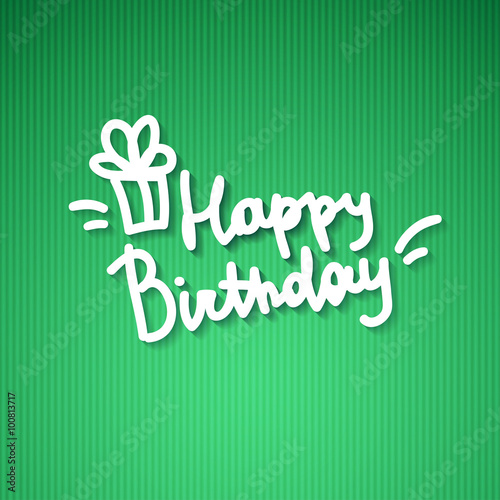 Canvas Print happy birthday