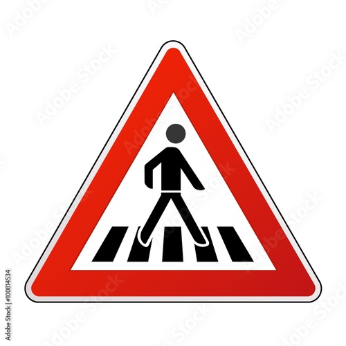 Fußgängerüberweg Schild