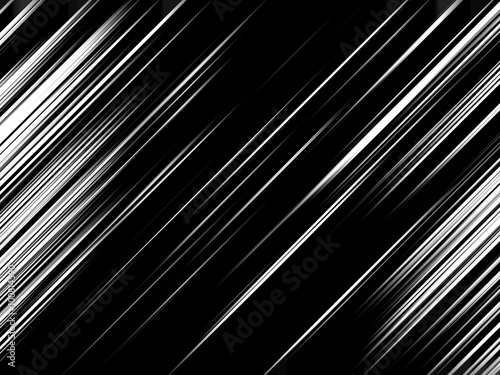 Black and white stripes background with motion blur effect