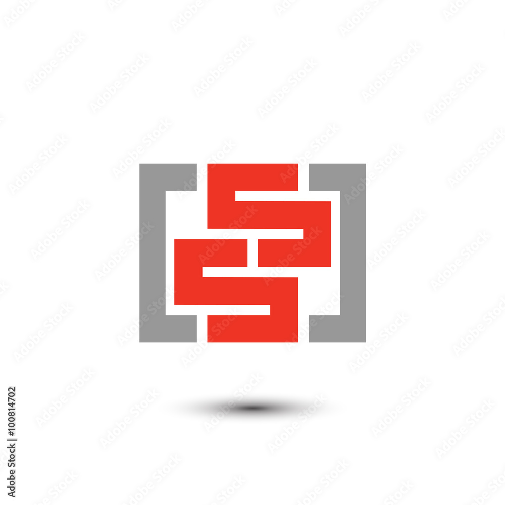 Obraz premium Square SS Logo
