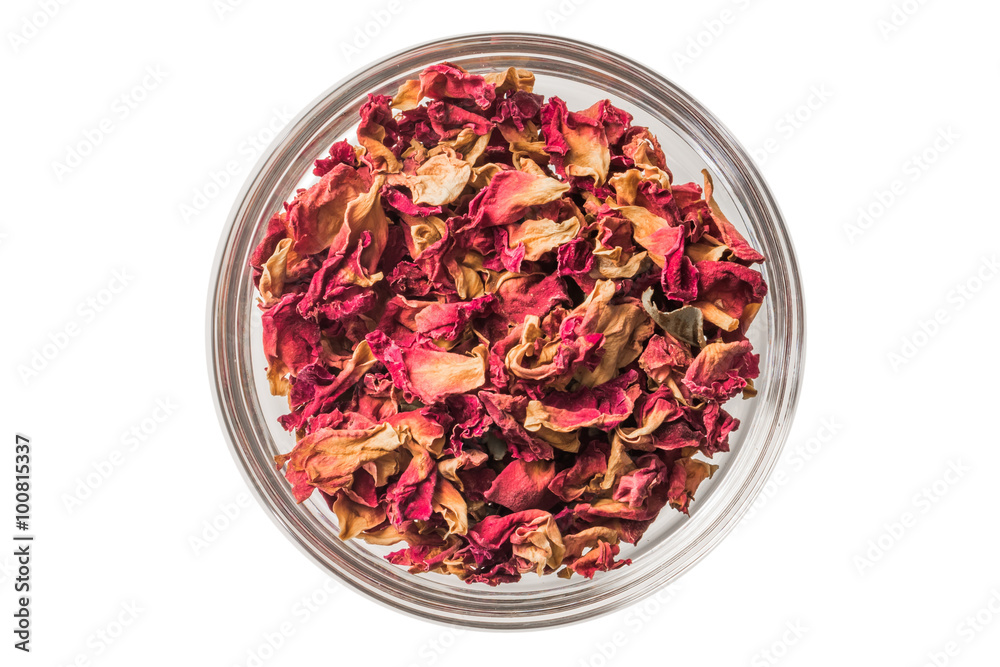 赤いバラのハーブティー Red Rose Tea Stock Photo Adobe Stock