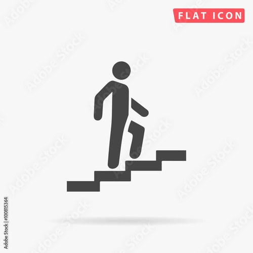career simple flat icon