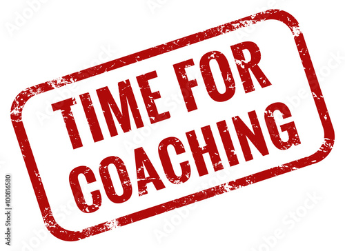 Time for coaching Stempel rot 