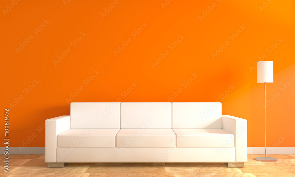 Moderne Wand mit Sofa Moderne Wand mit Sofa