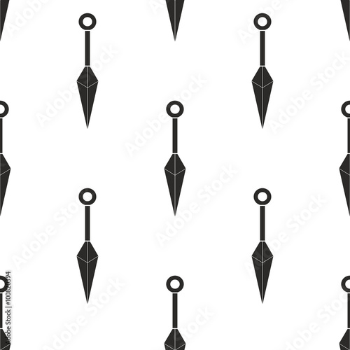 kunai ninja seamless pattern