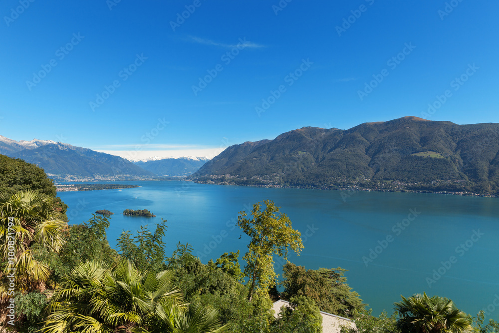 Panoramic of Lake Maggiore