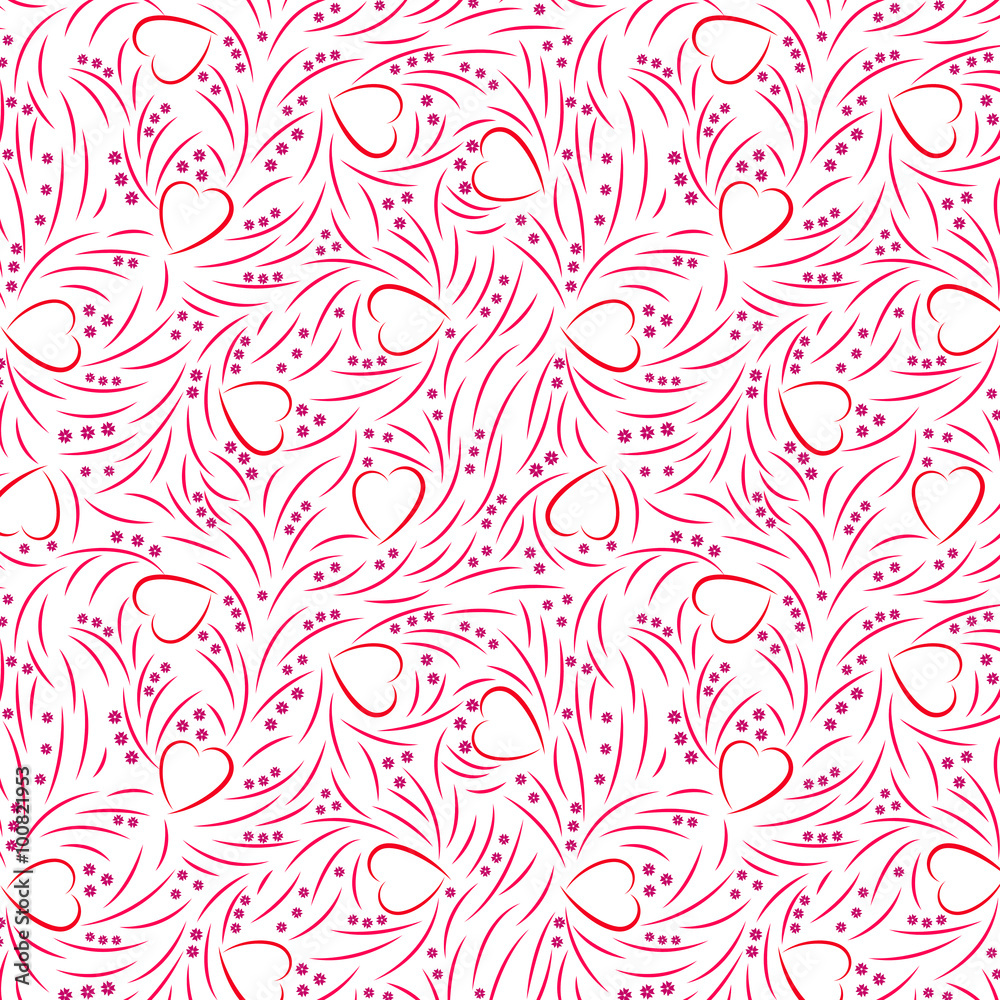 Red hearts as abstract background Red hearts as abstract background