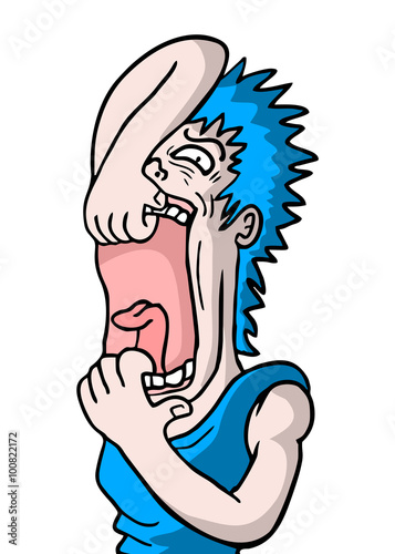 cartoon man draw