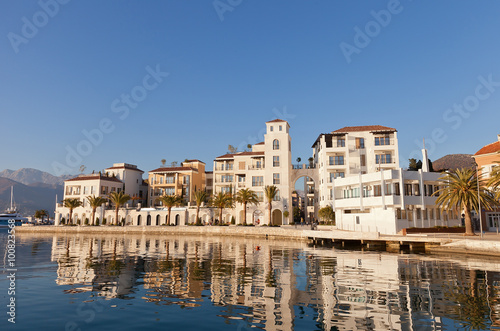 Quay of Tivat town, Montenegro