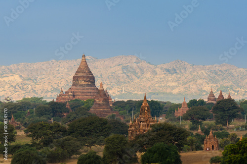 The plain of Bagan(Pagan), Mandalay, Myanmar