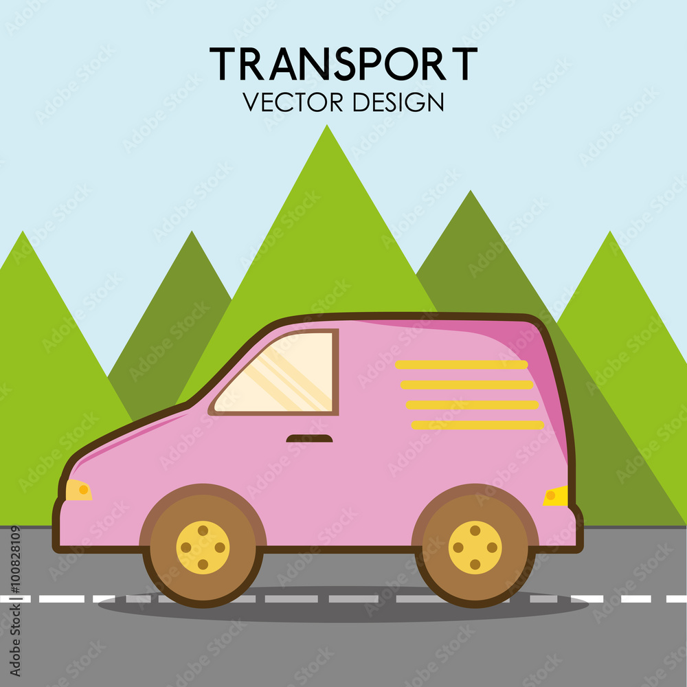 Vehicle transport icon Vehicle transport icon