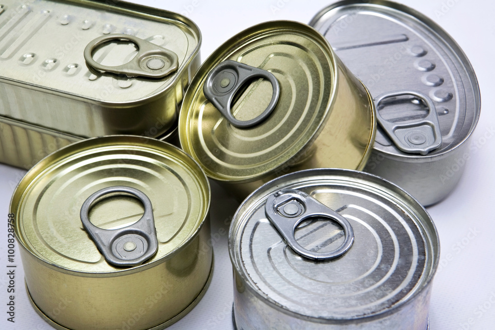 Closeup of a group of aluminium cans Closeup of a group of aluminium cans