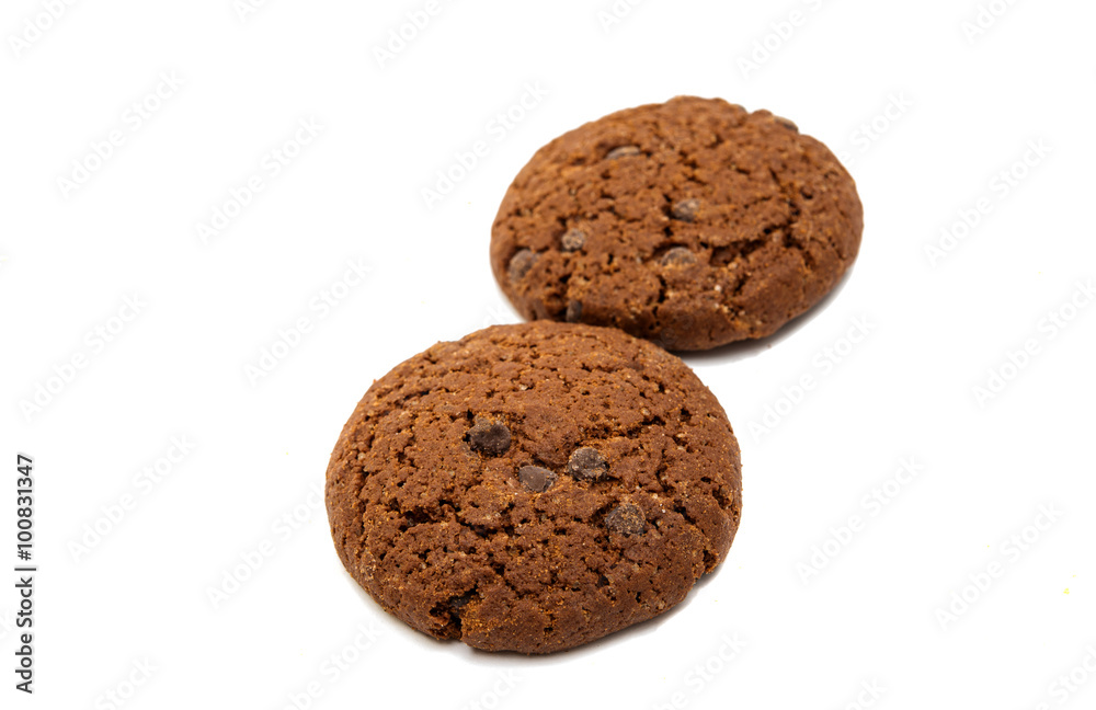 soft dark chocolate brownie cookies