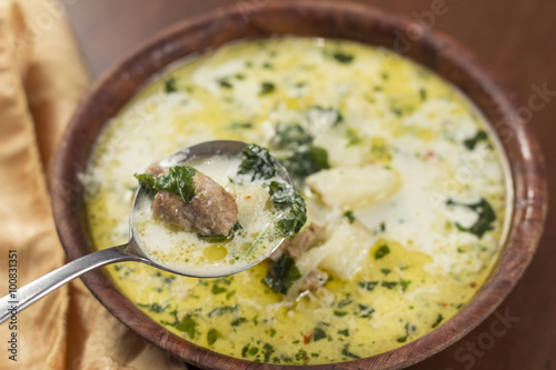 Zuppa Toscana Sausage and Kale Soup photo