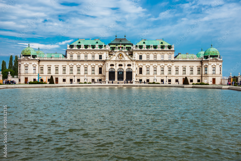 Belvedere castle in Vienna, Austria.