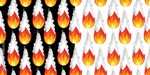 Meteor shower seamless pattern. Falling meteorite ornament. Text