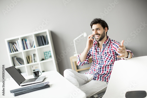 Young man at the office