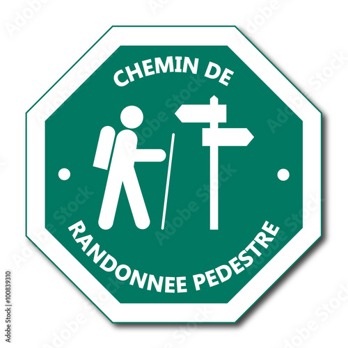 Wallpaper Mural Logo chemin de randonnée pédestre. Torontodigital.ca