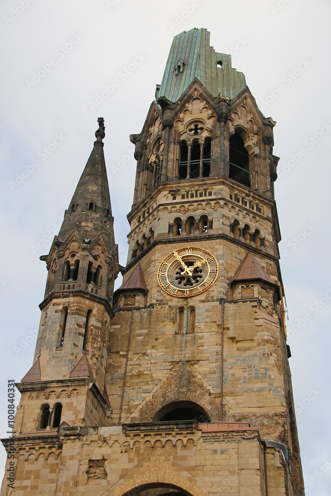 The Kaiser Wilhelm Memorial Church in Berlin