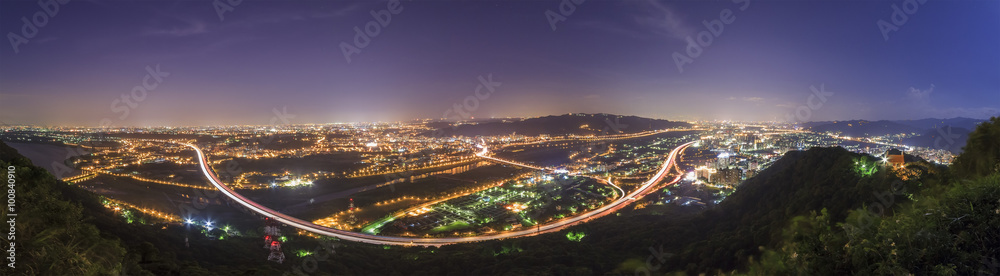 Superb night view of Kite Hill