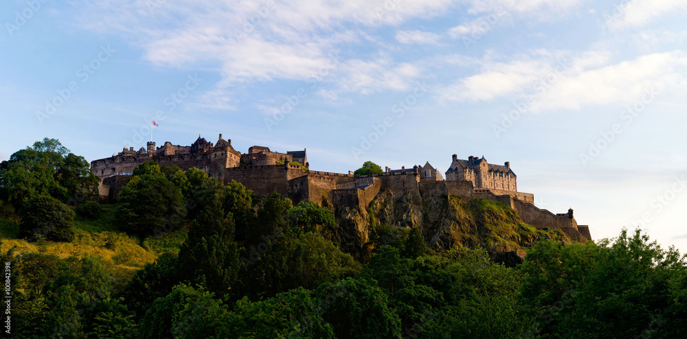 The famous Edinburgh Castle at Edinburgh area