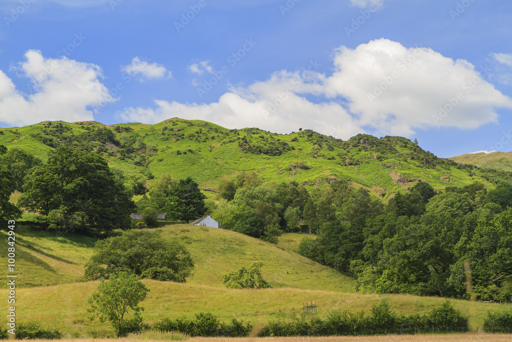Fototapeta premium The great relax area - Lake District National Park