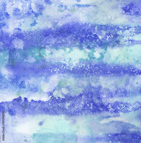 Wallpaper Mural watercolor blue blue background Torontodigital.ca