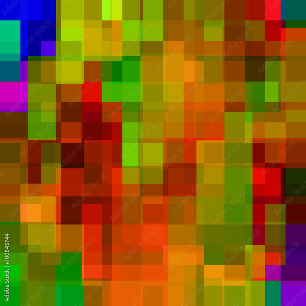 Abstract colorful background from squares. Vector illustration. Eps 10