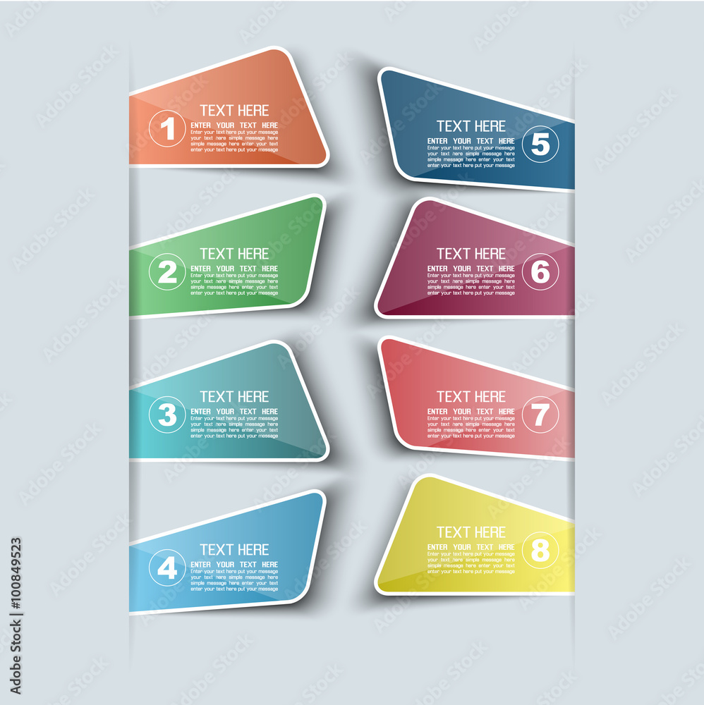 STICKERS TEMPLATE VECTOR NUMBER OPTION FOR WEB STICKERS TEMPLATE VECTOR NUMBER OPTION FOR WEB