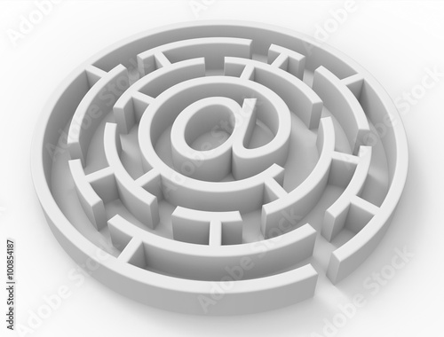 Email maze isolated