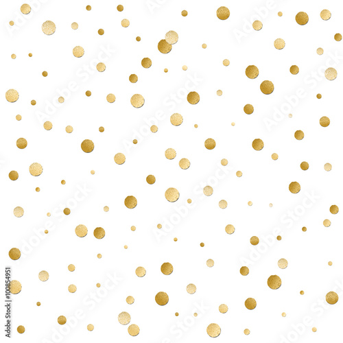 Dekoracja na wymiar  seamless-scattered-shiny-golden-glitter-polka-dot-pattern