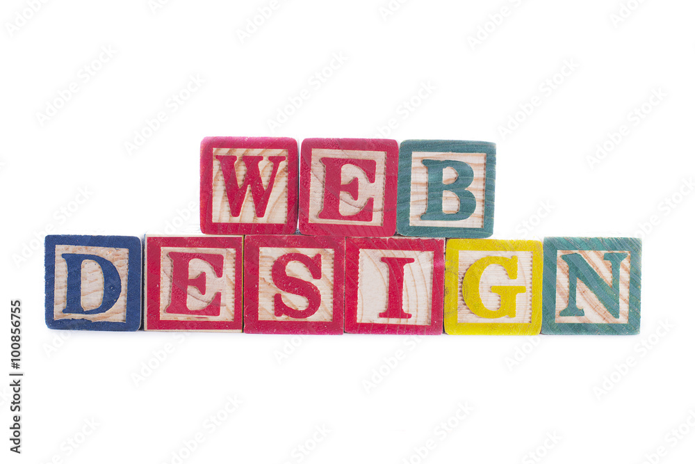 Web design en letras Web design en letras