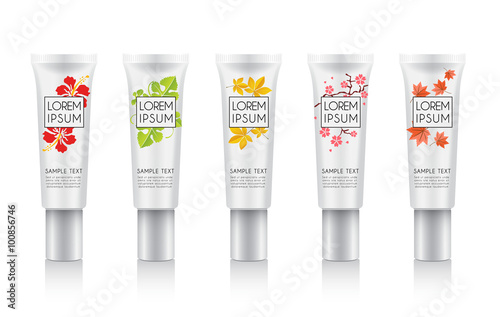 Lotion Packaging Template : Vector Illustration